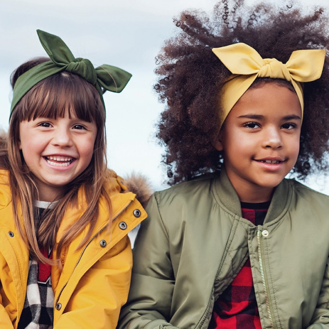 GIRL HEADBAND MUSTARD