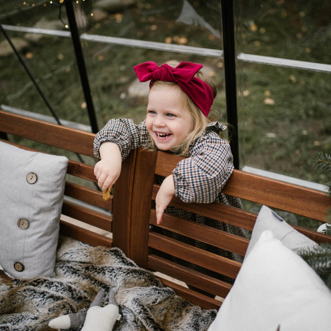 GIRL HEADBAND AMARANTH