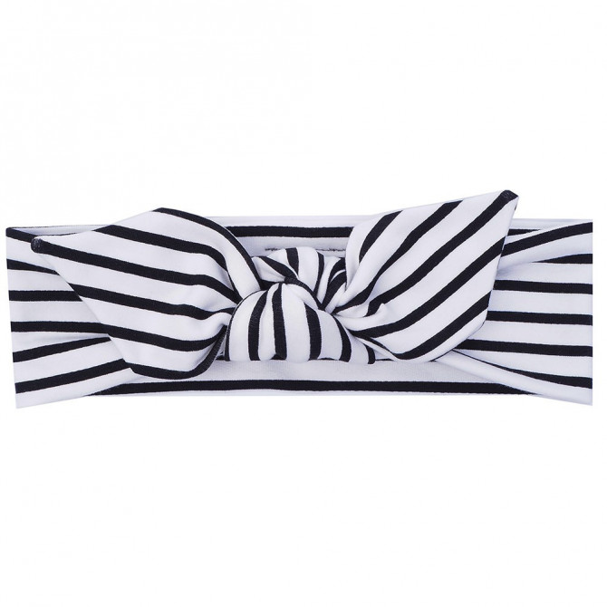 GIRL HEADBAND BLACK STRIPES