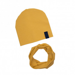 BEANIE WITH TUB MUSTARD