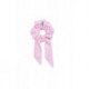 Scrunchie with tail POWDER