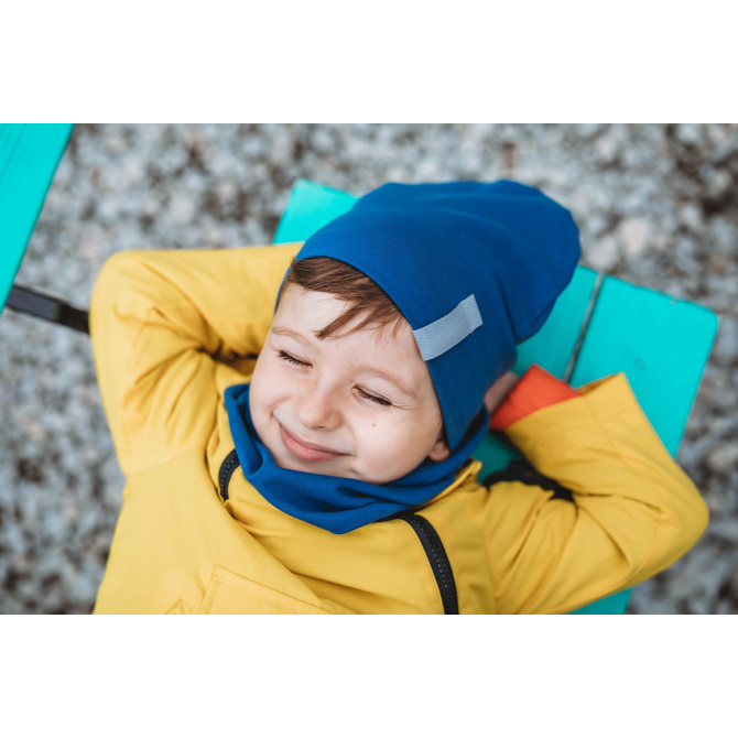 BEANIE WITH TUB COBALT