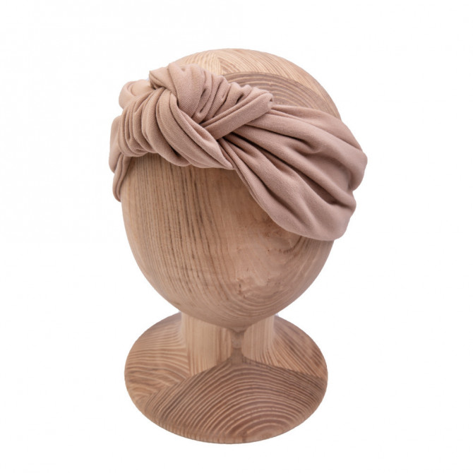 KNOT HEADBAND BEIGE
