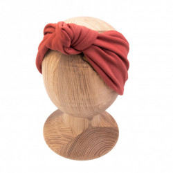 KNOT HEADBAND MARSALA
