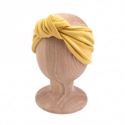KNOT HEADBAND MUSTARD