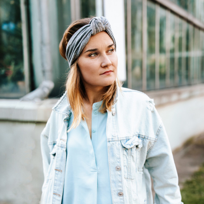 KNOT HEADBAND MELANGE