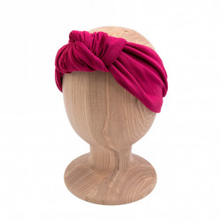 KNOT HEADBAND AMARANTH
