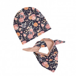 beanie with scarf MAGICAL GARDEN
