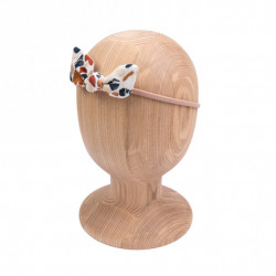 BOW HEADBAND LASTRICO BEIGE
