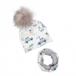 WINTER SET FIAT WITH POMPON