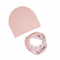 WINTER SET BEANIE WITH TUB BEIGE