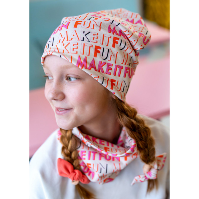 beanie with tub MAKE IT FUN