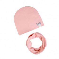 beanie with tub PEACH PEARL