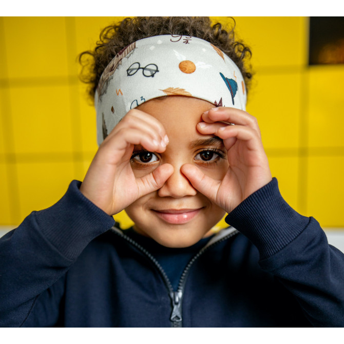 headband for boy HARRY GREY