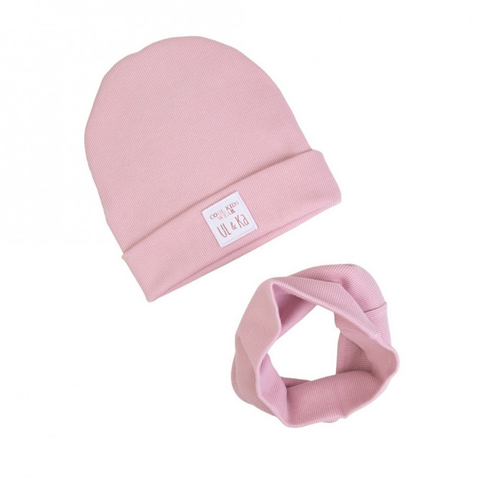 GIRL BEANIE WITH TUB POWDER LINE