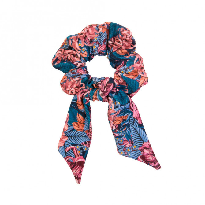 SCRUNCHIE WITH TAIL FIORI