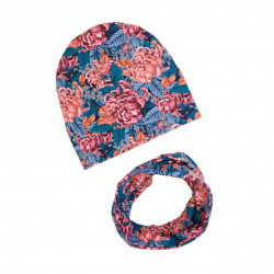 GIRL BEANIE WITH TUB FIORI