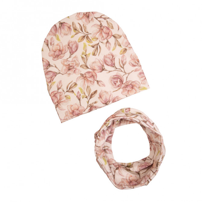 CZAPKA Z KOMINEM MAGNOLIA CREAM