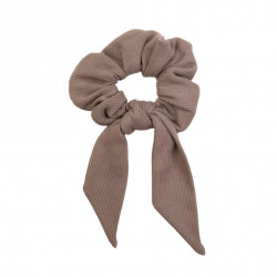 SCRUNCHIE WITH TAIL LATTE LINE