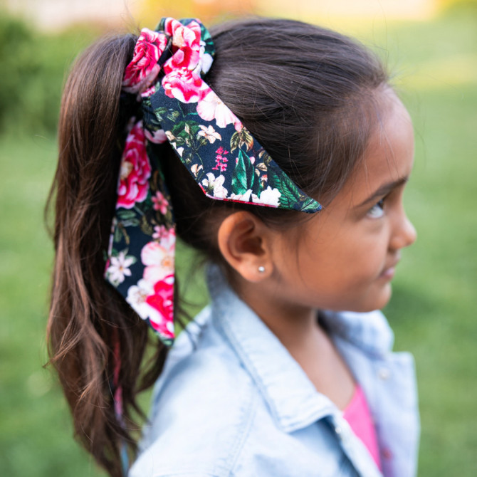 SCRUNCHIE WITH TAIL HERMOSA
