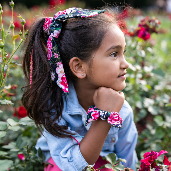 SCRUNCHIE WITH TAIL HERMOSA