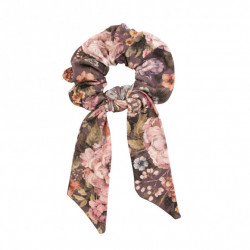 SCRUNCHIE WITH TAIL GARDENIA