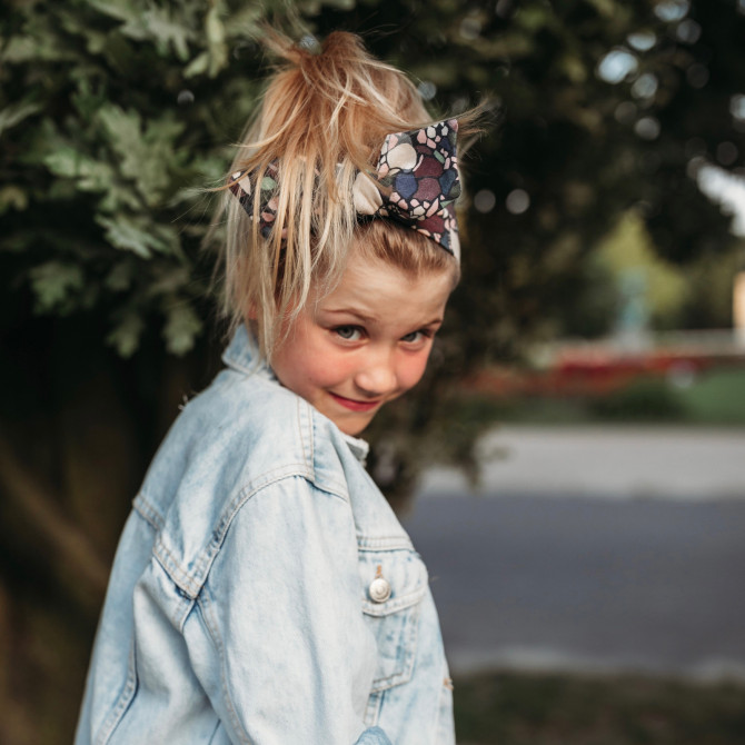 GIRL HEADBAND LASTRIKO NAVY