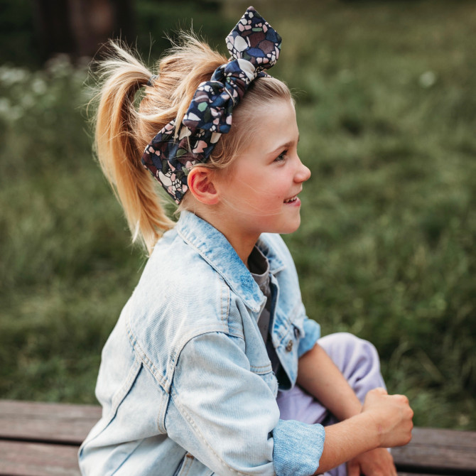 GIRL HEADBAND LASTRIKO NAVY