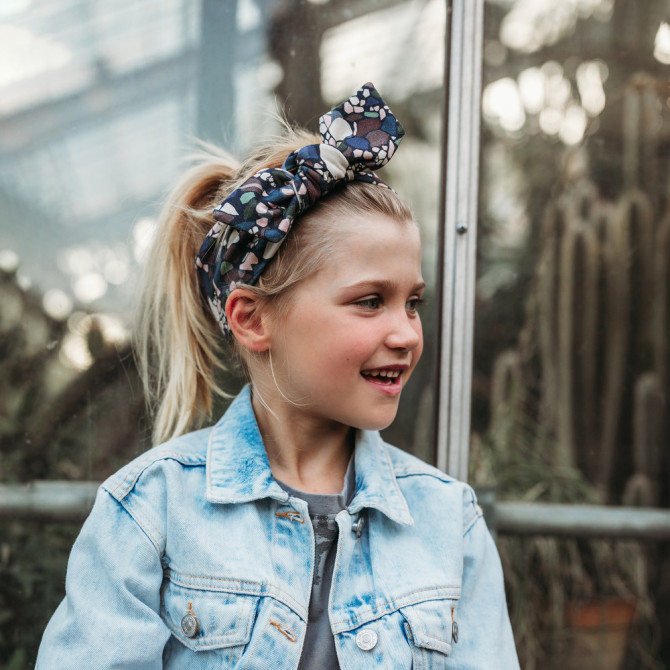 GIRL HEADBAND LASTRIKO NAVY