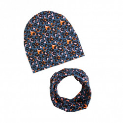 GIRL BEANIE WITH TUB WILD SPOTS