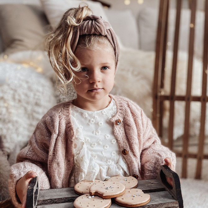 KNOT HEADBAND VELVET BEIGE