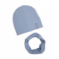 CZAPKA Z KOMINEM STONE BLUE
