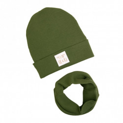 CZAPKA Z KOMINEM KHAKI LINE 6-12 mc