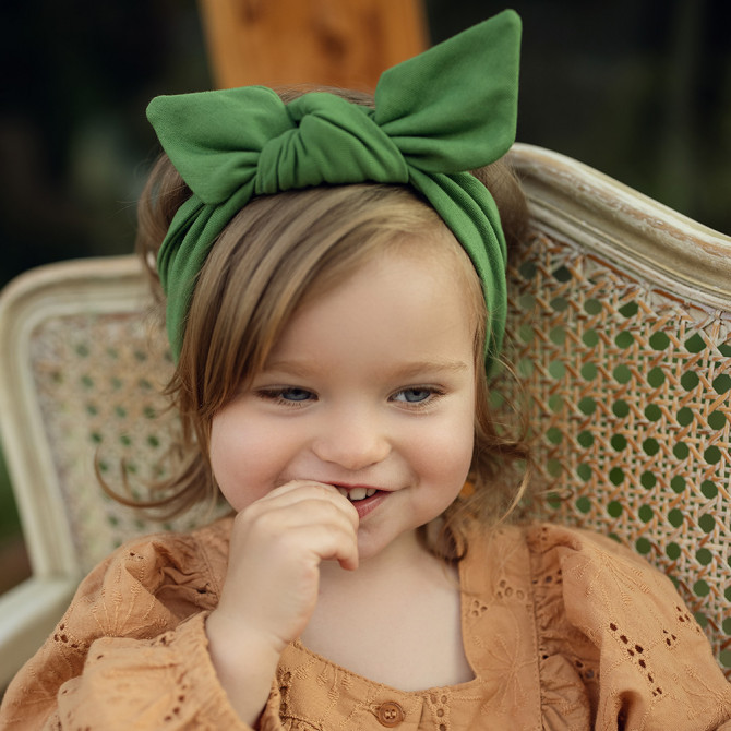GIRL HEADBAND GREEN GRASS