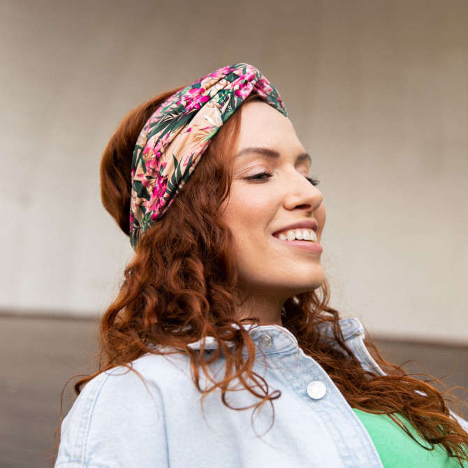 TWIST HEADBAND ORCHID