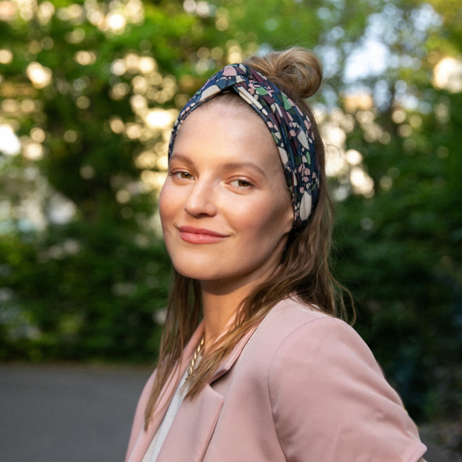 TWIST HEADBAND LASTRICO NAVY