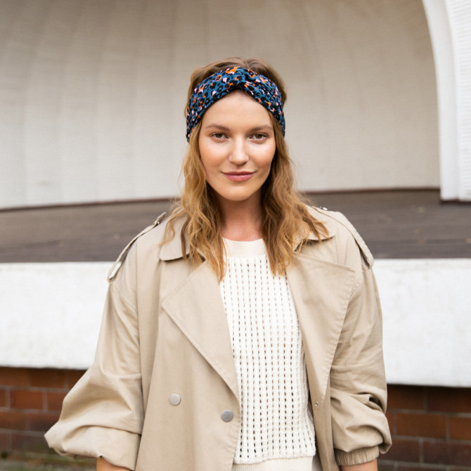 TWIST HEADBAND WILD SPOTS
