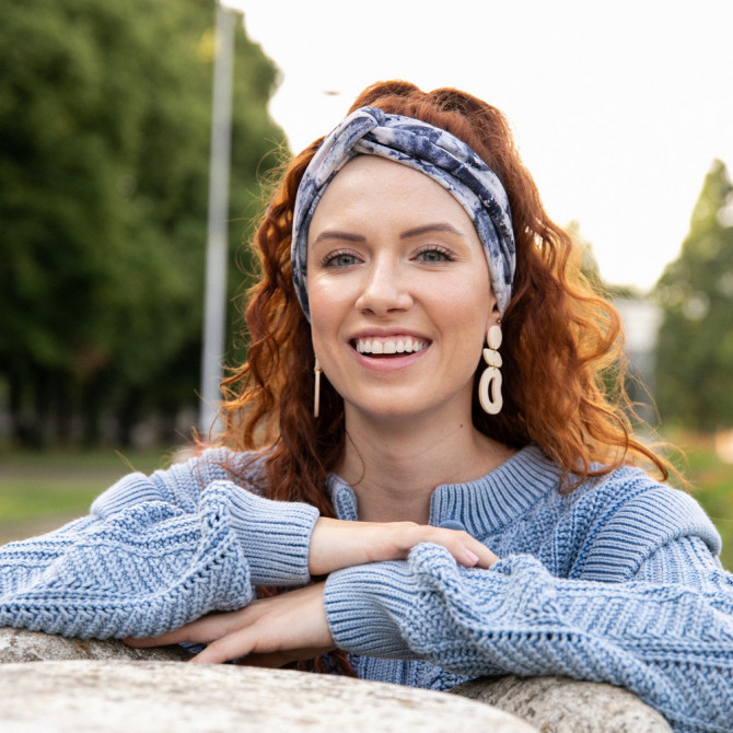 TWIST HEADBAND MISTY