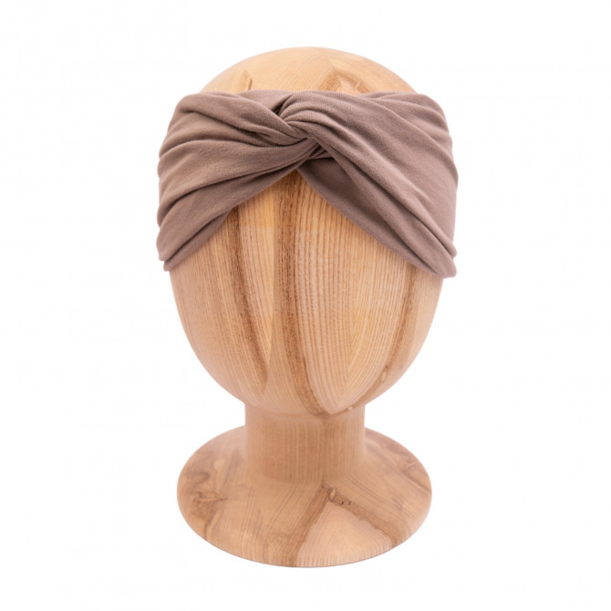 TWIST HEADBAND LATTE