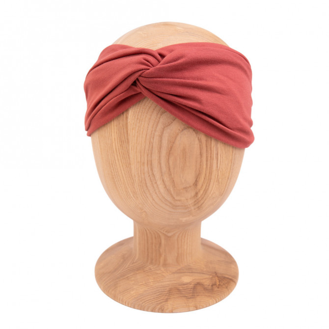 TWIST HEADBAND MARSALA