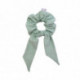 SCRUNCHIE WITH TAIL SAGE