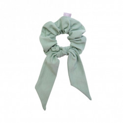 SCRUNCHIE WITH TAIL SAGE