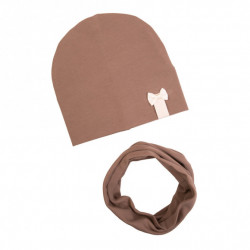 BEANIE WITH TUB LATTE