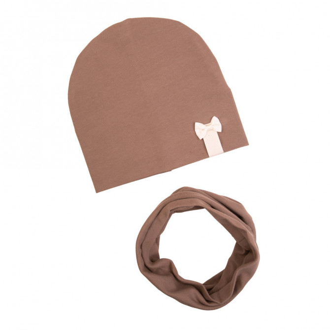 BEANIE WITH TUB LATTE