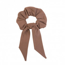 SCRUNCHIE WITH TAIL LATTE