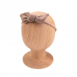 BOW HEADBAND LATTE