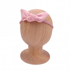 BOW HEADBAND CANDY PINK
