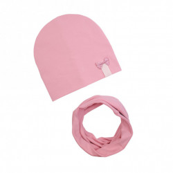 BEANIE WITH TUB CANDY PINK