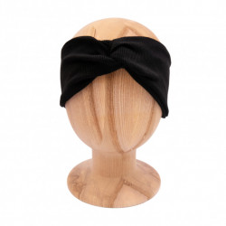 TWIST HEADBAND BLACK LINE