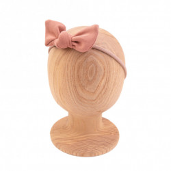BOW HEADBAND BLUSH